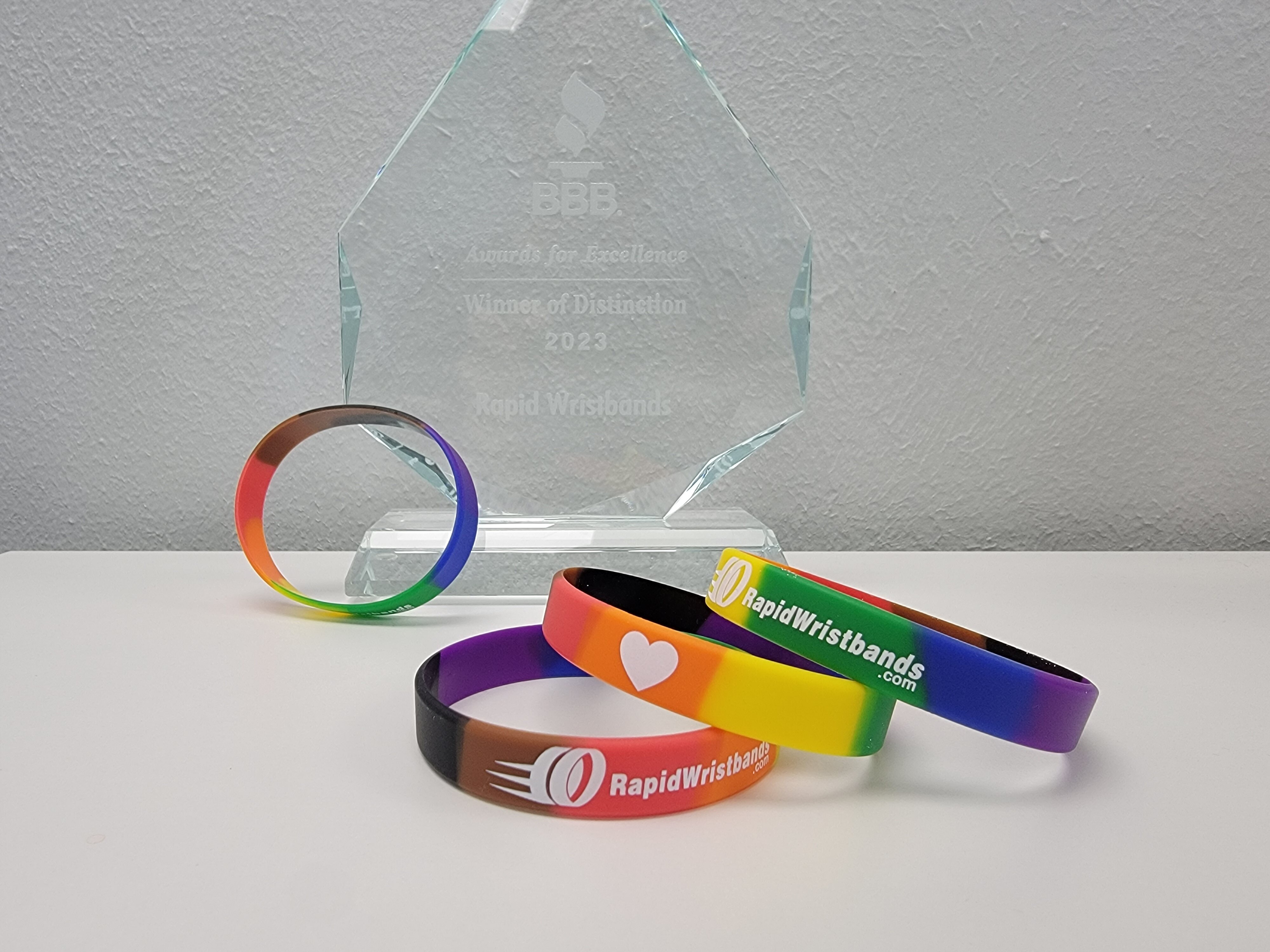 Philadelphia Pride Flag Wristbands