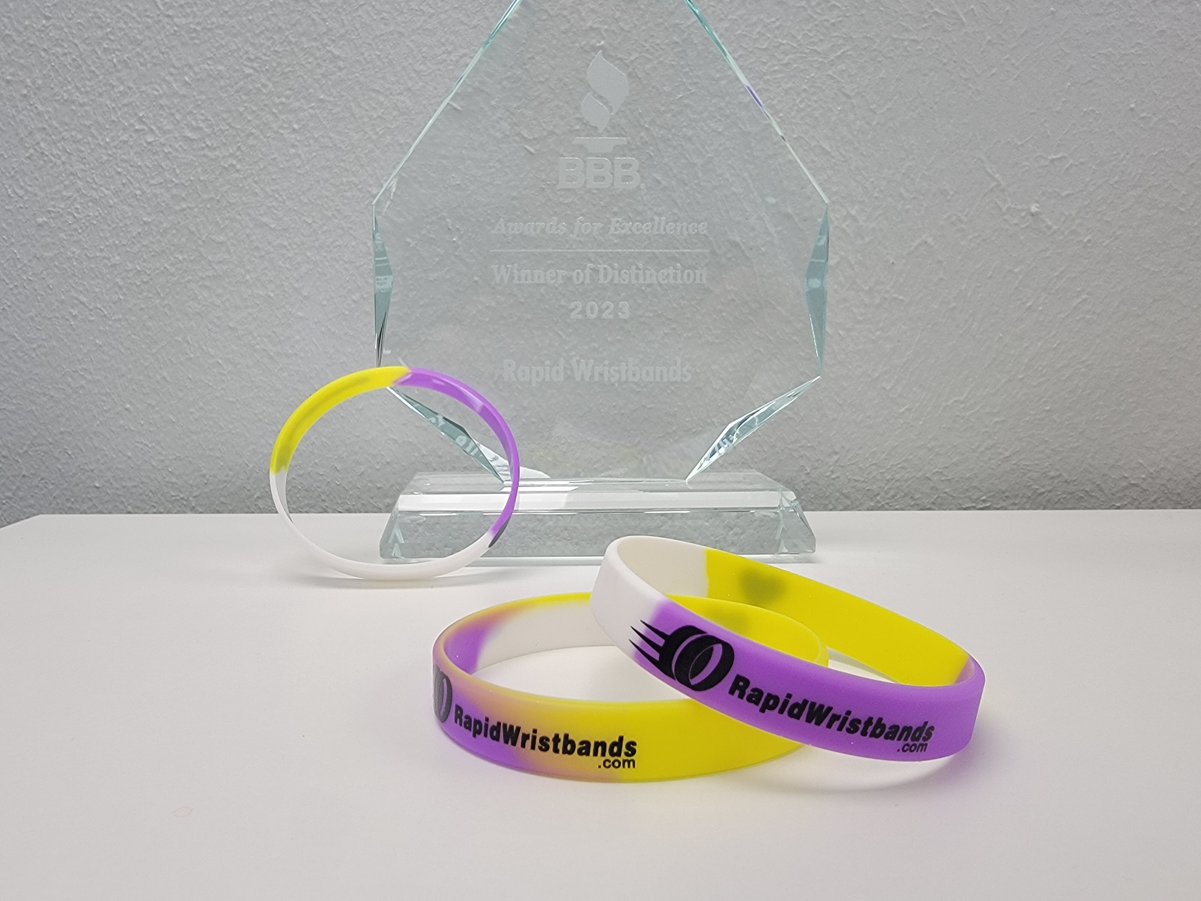 Nonbinary Pride Flag Wristbands