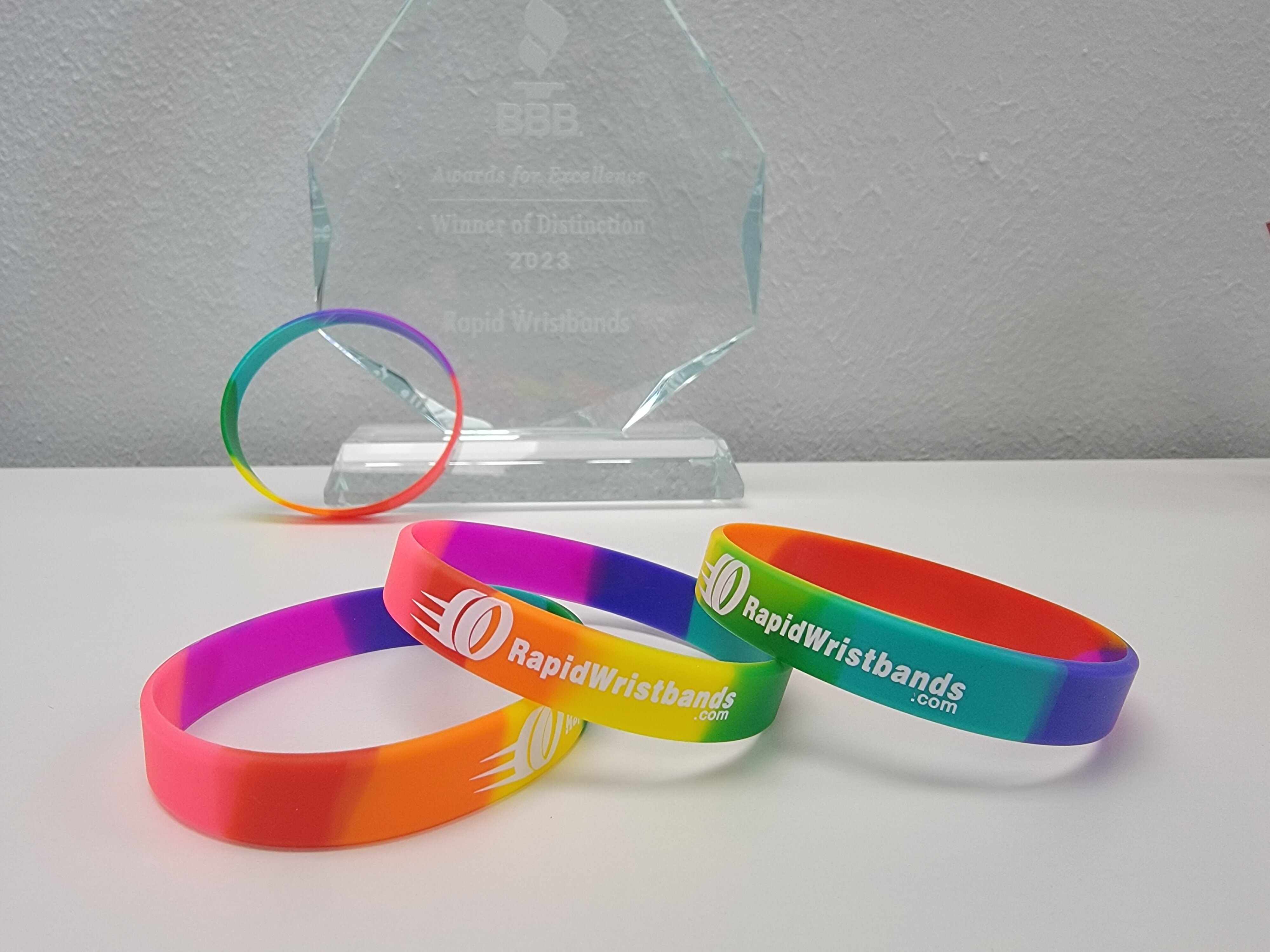 Gilbert Baker Pride Flag Wristbands