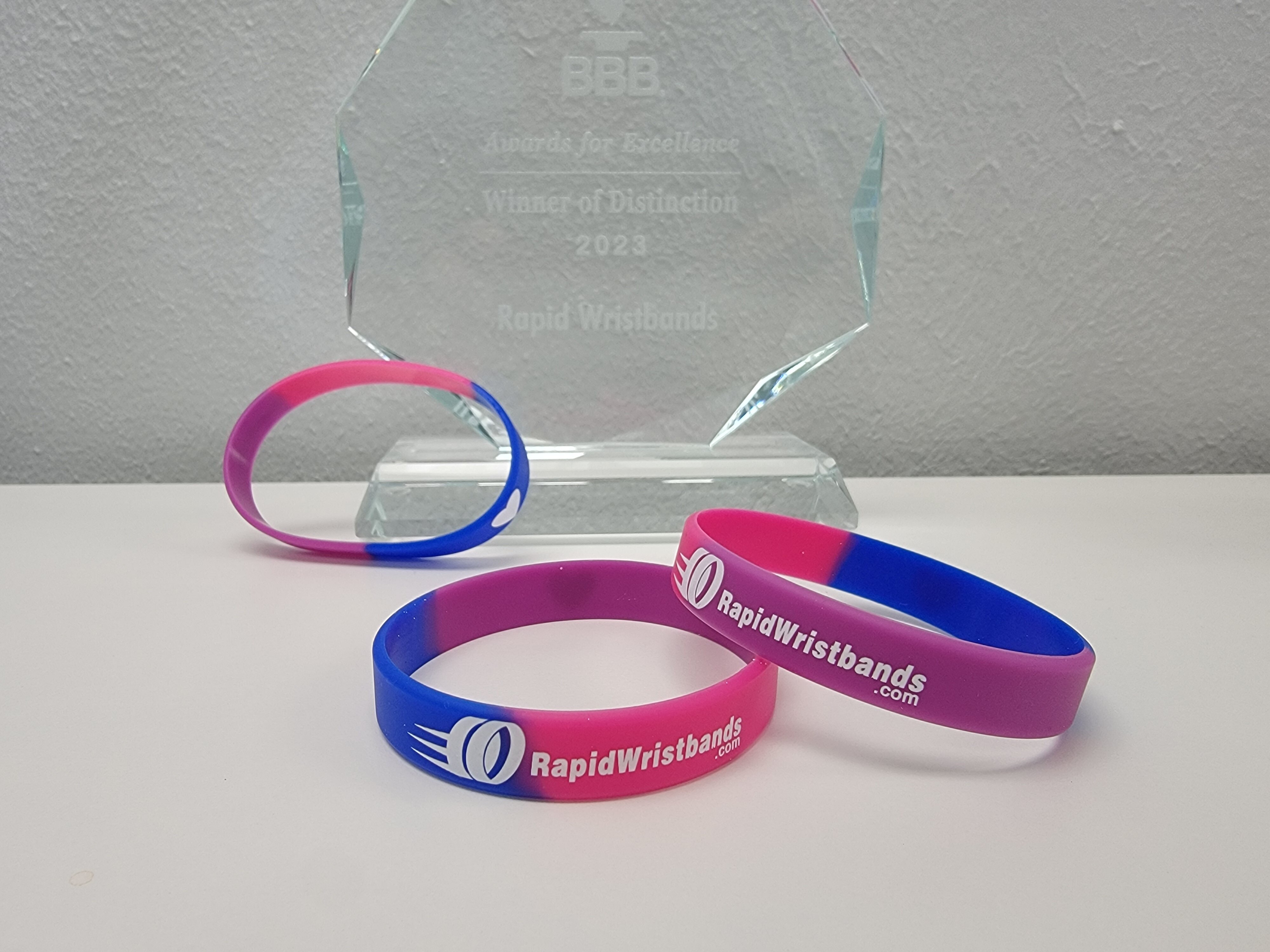 Bisexual Pride Flag Wristbands
