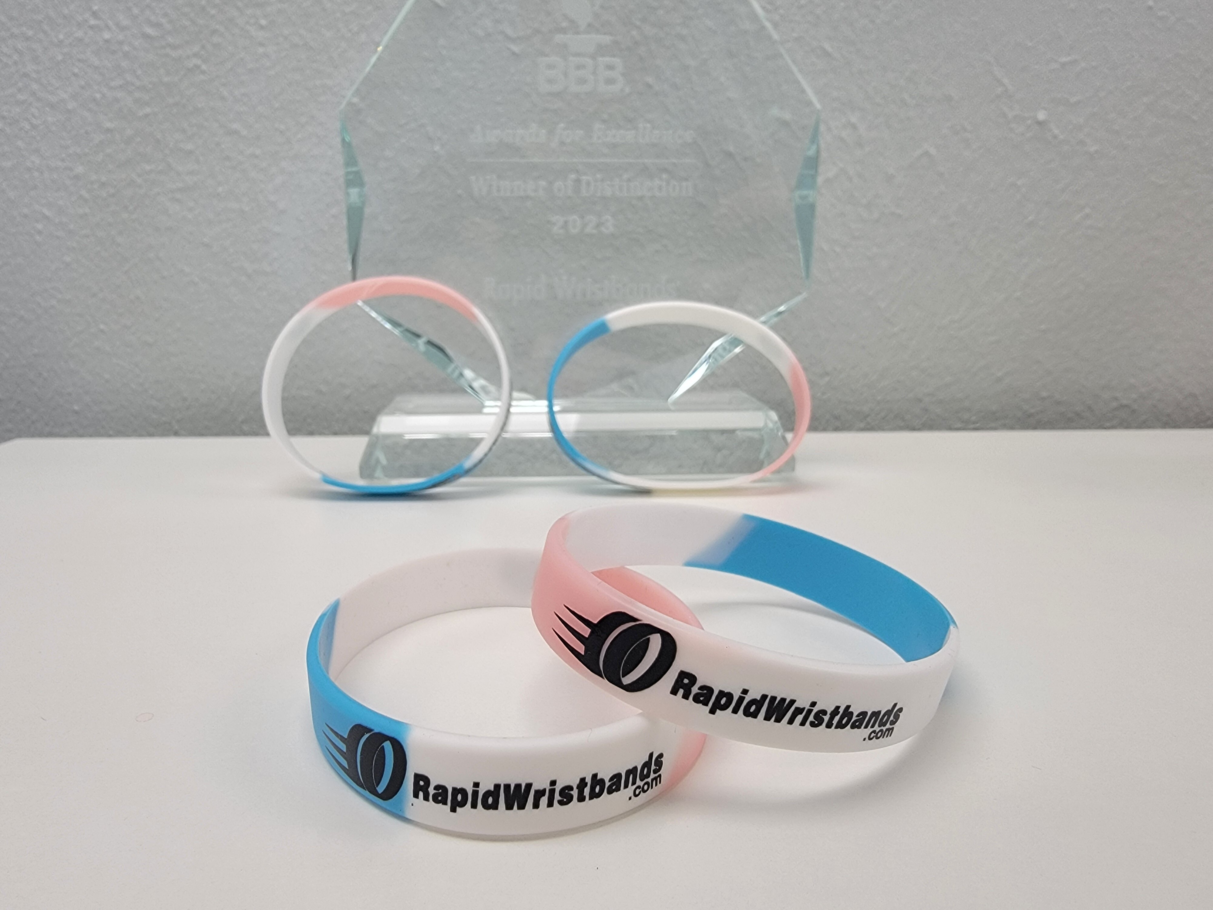 Transgender Pride Flag Wristbands
