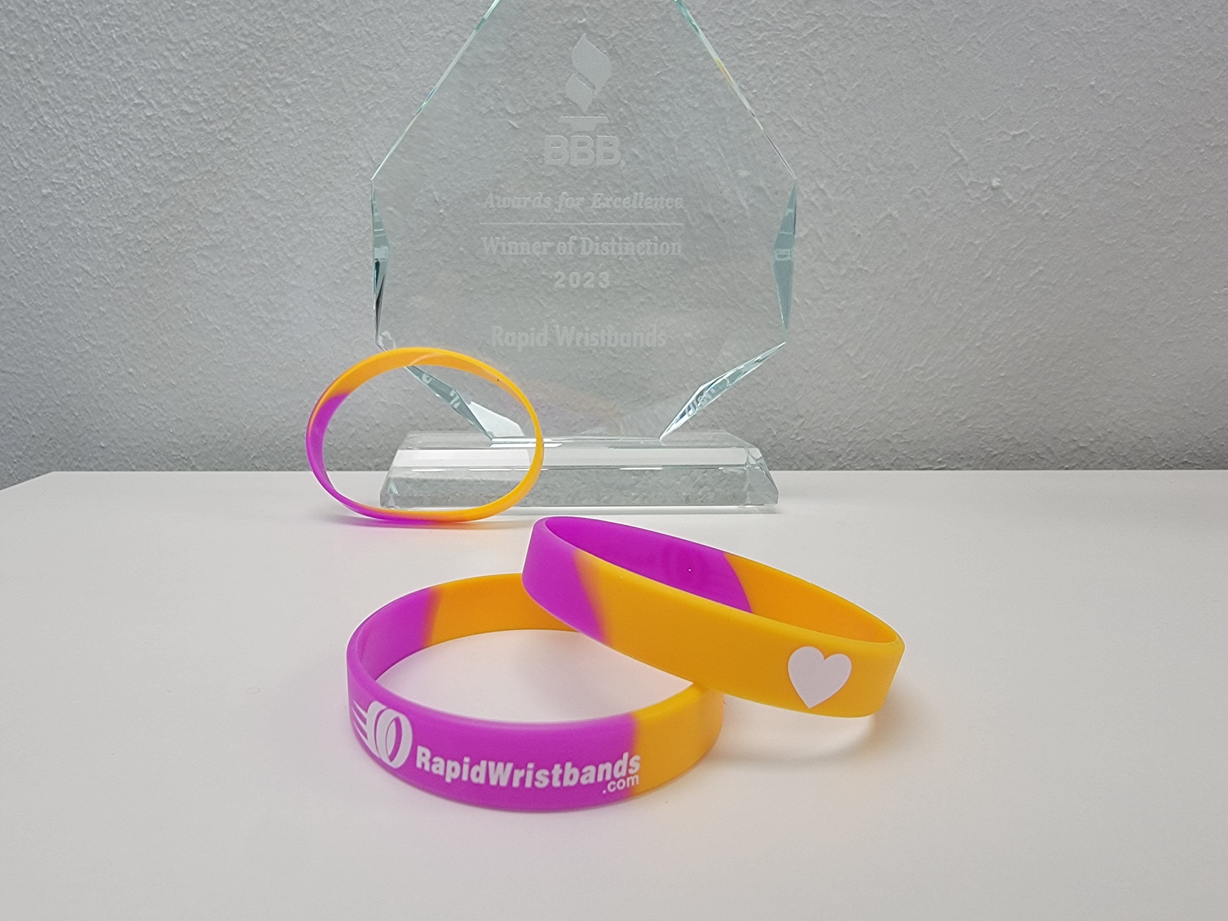 Intersex Pride Flag Wristbands