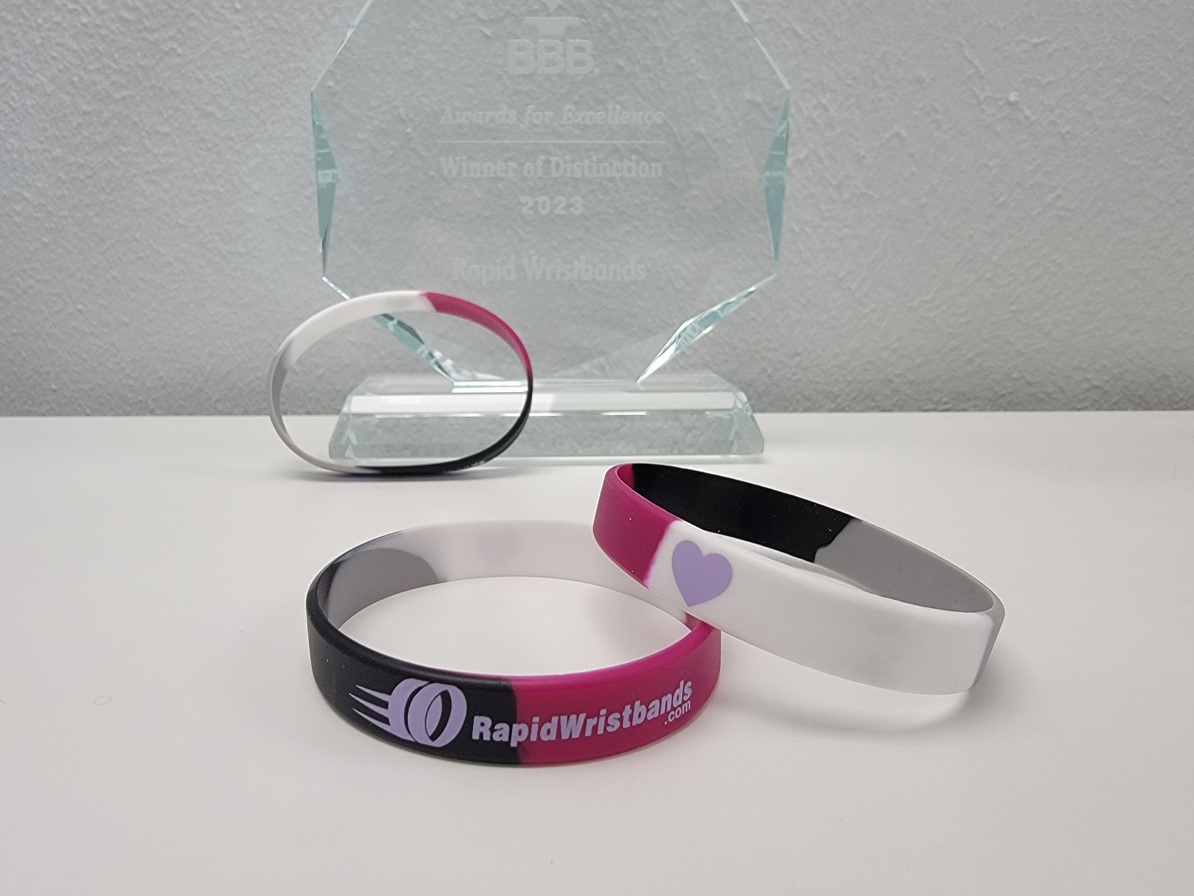 Asexual Pride Flag Wristbands